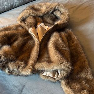 Azalea Wang, faux fur jacket women small